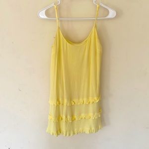 Boutique style XS yellow dress